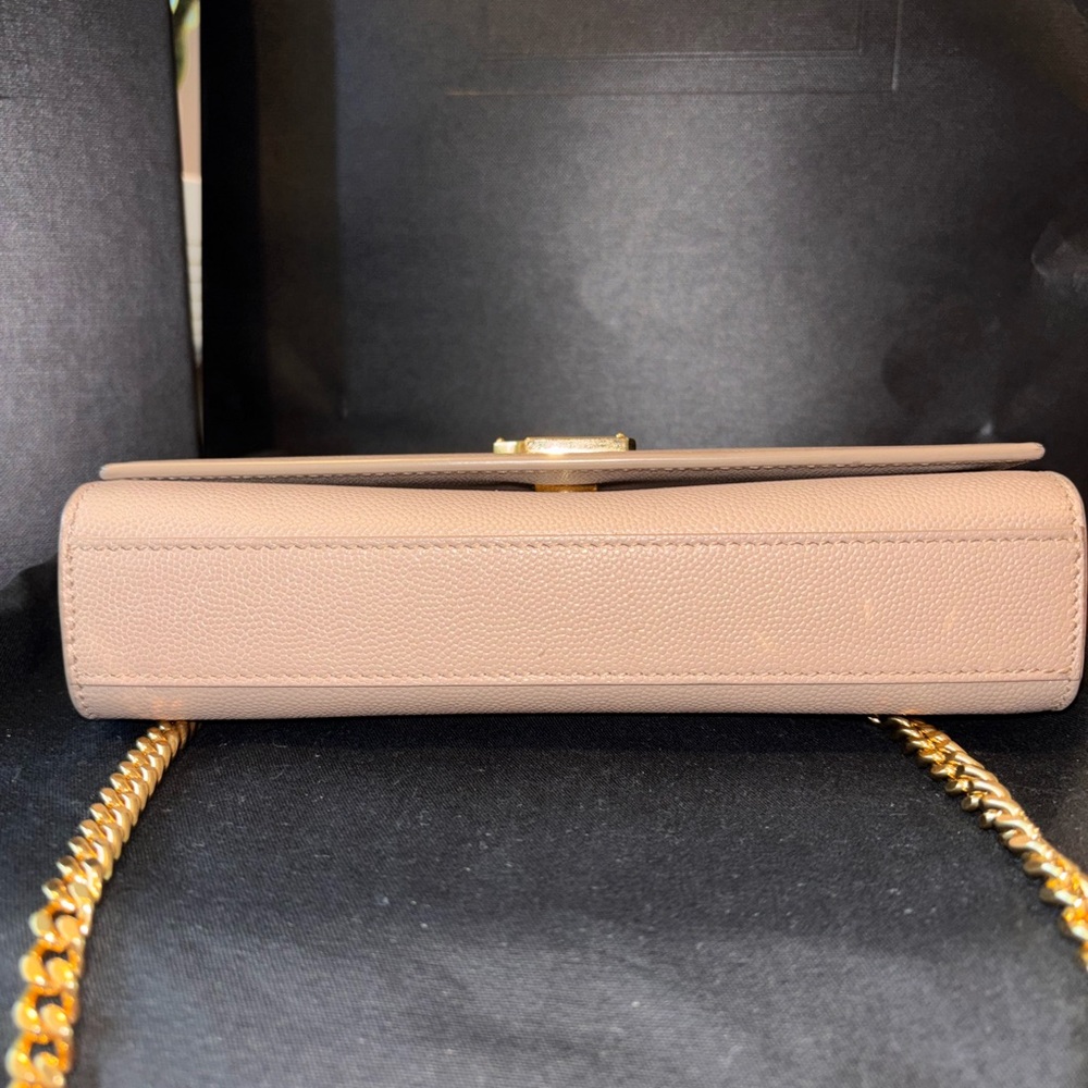 Saint Laurent Beige Chain Wallet - Picture 3 of 8